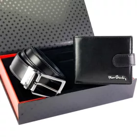    Pánska darčeková sada z hovädzej kože Pierre Cardin ZG-226 120 cm