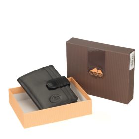 EL FORREST 713-623 fekete marhabőr irattartó