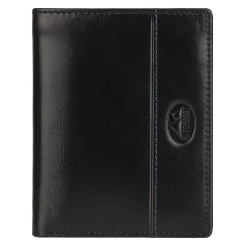 EL FORREST 546-623 fekete férfi bőr pénztárca 10 x 12.5 x 2.5 cm