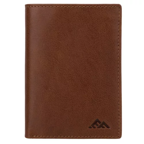 EL FORREST 914-26 konyak férfi bőr pénztárca 9 × 12 x 3 cm