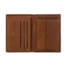 EL FORREST 914-26 konyak férfi bőr pénztárca 9 × 12 x 3 cm