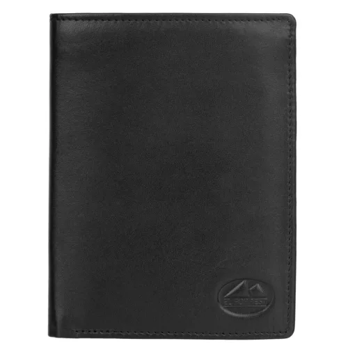 EL FORREST 897-67 fekete férfi bőr pénztárca 9 × 12 x 3 cm
