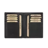 EL FORREST 897-67 fekete férfi bőr pénztárca 9 × 12 x 3 cm