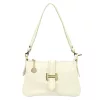 Luka 25-068 krémszínű női bőr válltáska 25 x 16 x 5 cm