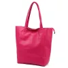 Dámska kožená kabelka cez rameno Luka 26-084 magenta, 40 x 37 x 13 cm