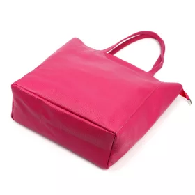    Dámska kožená kabelka cez rameno Luka 26-084 magenta, 40 x 37 x 13 cm