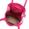  Dámska kožená kabelka cez rameno Luka 26-084 magenta, 40 x 37 x 13 cm