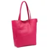  Dámska kožená kabelka cez rameno Luka 26-084 magenta, 40 x 37 x 13 cm