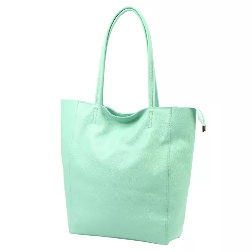 Luka 26-084 DOLLARO türkiz női bőr kézitáska 40 x 37 x 13 cm
