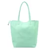 Luka 26-084 DOLLARO türkiz női bőr kézitáska 40 x 37 x 13 cm