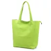  Dámska kožená kabelka cez rameno Luka 26-084 limetkovo zelená, shopper 40 x 37 x 13 cm