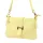 Luka 25-068  női bőr, pasztell sárga válltáska oldalpántal