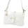Luka 25-068 fehér női bőr válltáska oldalpánttal 25 x 16 x 5 cm