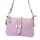 Luka 25-068 pasztell lila női bőr válltáska oldalpánttal 25 x 16 x 5 cm