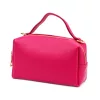  Dámska kožená kabelka Luka 26-085 magenta s bočným popruhom 21 x 11 x 7 cm
