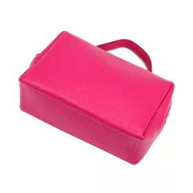    Dámska kožená kabelka Luka 26-085 magenta s bočným popruhom 21 x 11 x 7 cm