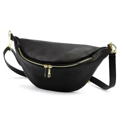 Luka 26-090 DOLLARO fekete női bőr kézitáska 33 x 15 x 11 cm