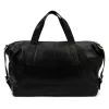 Luka 26-091 fekete női bőr kézitáska, utazótáska 47 x 28 x 17 cm