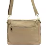  Dámska kožená crossbody kabelka Luka 26-008 v béžovej farbe 28 x 20 x 10 cm