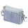  Dámska kožená crossbody kabelka Luka 26-008 v svetlomodrej farbe 28 x 20 x 10 cm