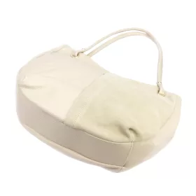    Dámska kožená kabelka cez rameno Luka 26-089 béžovej farby 42 x 31 x 16 cm