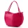  Dámska kožená kabelka cez rameno Luka 26-089 magenta 42 x 31 x 16 cm