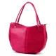  Dámska kožená kabelka cez rameno Luka 26-089 magenta 42 x 31 x 16 cm