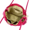  Dámska kožená kabelka cez rameno Luka 26-089 magenta 42 x 31 x 16 cm
