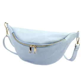    Dámska kožená kabelka Luka 26-090 DOLLARO modrá 33 x 15 x 11 cm