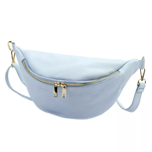 Luka 26-090 DOLLARO kék női bőr kézitáska 33 x 15 x 11 cm