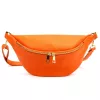  Dámska kožená kabelka Luka 26-090 DOLLARO oranžová 33 x 15 x 11 cm