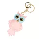  Dámsky doplnok z hovädzej kože Florence BRE-9 OWL s púdrovou farbou 9 x 6 x 2 cm