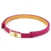 Luka PASEK 26-030 DOLLARO magenta női marhabőr öv 100 x 2 cm