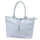 Luka 25-007 2w1 pasztell kék női bőr válltáska, shopper 42 x 28 x 16 cm