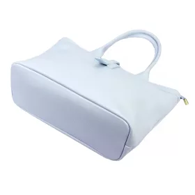   Luka 25-007 2w1 pasztell kék női bőr válltáska, shopper 42 x 28 x 16 cm