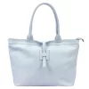 Luka 25-007 2w1 pasztell kék női bőr válltáska, shopper 42 x 28 x 16 cm