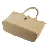 Luka 25-007 2w1 taupe női bőr válltáska, shopper 42 x 28 x 16 cm