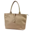 Luka 25-007 2w1 taupe női bőr válltáska, shopper 42 x 28 x 16 cm