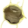 Luka 25-007 2w1 pasztell sárga női bőr válltáska, shopper 42 x 28 x 16 cm