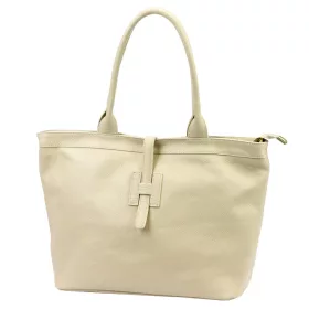   Luka 25-007 2w1 bézs női bőr válltáska, shopper 42 x 28 x 16 cm