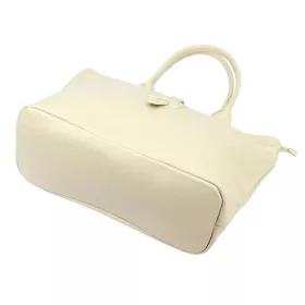   Luka 25-007 2w1 bézs női bőr válltáska, shopper 42 x 28 x 16 cm