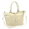 Luka 25-007 2w1 bézs női bőr válltáska, shopper 42 x 28 x 16 cm