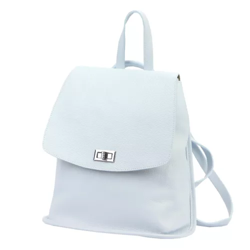  Dámsky batoh z hovädzej kože Luka 24-075 DOLLARO modrý 31 x 29 x 12 cm