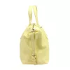 Luka 26-091 halvány sárga női bőr kézitáska, utazótáska 47 x 28 x 17 cm