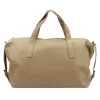 Luka 26-091 taupe női bőr kézitáska, utazótáska 47 x 28 x 17 cm
