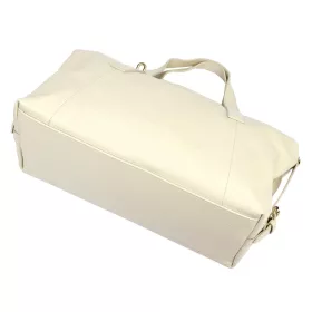   Luka 26-091 bézs női bőr  kézitáska, utazótáska 47 x 28 x 17 cm