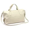 Luka 26-091 bézs női bőr  kézitáska, utazótáska 47 x 28 x 17 cm