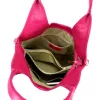 Luka 26-013 magenta női bőr kézitáska oldalpánttal 39 x 33 x 12 cm