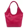 Luka 26-013 magenta női bőr kézitáska oldalpánttal 39 x 33 x 12 cm