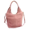 Luka 26-013 púder női bőr kézitáska oldalpánttal 39 x 33 x 12 cm
